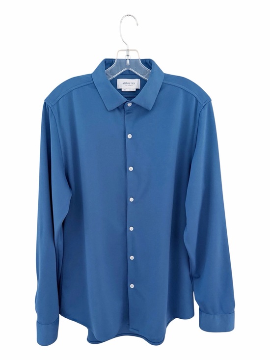 Ministry of Supply Other - Ministry of Supply Men’s Blue Slim Fit Long Sleeve Shirt Size L